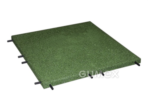 ELASTON-ELTEC GUMMIBELAGPLATTEN GLATT - GRÜN
